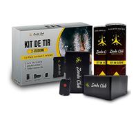 Pack de 2 déclencheurs, 2 jets de scène or ou argentés de 3 mètres, et une machine d'allumage de feux d'artifice avec télécommandes sans fil Zenda club®