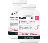 Pack De 2 Densmore Gametix F À Croquer Fertilité 60 Comprimés À Croquer