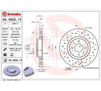 Disque de frein BREMBO XTRA LINE BREMBO 09.4939.1X, 1 pièce