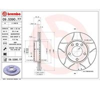 Pack de 2 - Disque de frein 09.5390.77 BREMBO pour BMW
