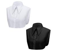 Pack De 2 Faux Colliers Pour Femmes, Col De Chemise, Col Décoratif, Colliers Détachables, Accessoires Vestimentaires
