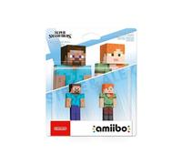 Pack de 2 Figurines Amiibo Steve & Alex Série Super Smash Bros numéro 89