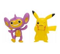 Bandai Pack de 2 figurines Battle Pokémon Pikachu et Capumin – 5 cm – W11 (JW2635)