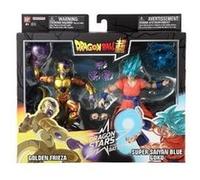 Pack de 2 figurines Dragon Stars Battle Golden Frieza vs Super Saiyan Blue Goku 17 cm Multicolore F