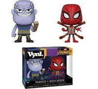 Funko Figurines Pop Marvel Avengers Infinity War – Thanos & Iron Spider 10 cm – Lot de 2