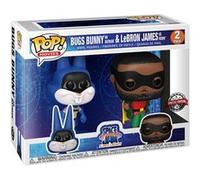 Pack de 2 Figurines Funko Pop Movies Space Jam A New Legacy Bugs and Lebron As Batman and Robin G