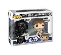 Funko Figurine Pop! Star Wars – Darth Vader & Luke Skywalker – Pack de 2 – Noir