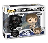 Funko Figurine Pop! Star Wars – Darth Vader & Luke Skywalker – Pack de 2 – Noir