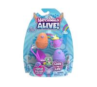 Hatchimals ALIVE - Pack de 2 + Poussette - 2 Oeufs, 2 Figurines À Collectionner, 1 Poussette Et 3 Accessoires - A Faire Eclore Avec De L'Eau - Thème Bébé - Jouet Enfant 3 Ans et +