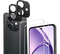 Pack De 2 Film De Protection D¿Écran En Verre Trempé Pour Oppo A40 / A40m / A60 5g (Pas Pour Oppo A60 4g), Avec 2 Pièces Caméra Arrière Protecteur, Dureté 9h Glass, Anti Rayures, Sans Bulles