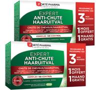 Pack De 2 Forté Pharma Expert Anti-Chute 60 Comprimés + 30 Comprimés Gratuit Promo