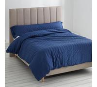 Pack de 2 fundas de almohada de algodón orgánico color topo. Acabado en doble pespunte.