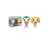 Funko Pop! FK14238 Heroes Lot de 2 Figurines The Joker [Beach] & Harley Quinn