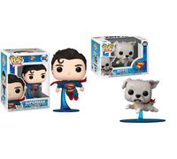 Pack de 2 Funko Pop Superman + crypto