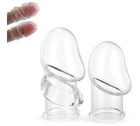 Pack de 2 gaines péniennes, gaine pénienne élastique et transparente, cage pénien extenseur de pénis agrandissement du pénis aide à l'érection pour homme (B)