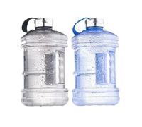 : Pack de 2 gourdes Sport 2,3 L avec poignée - coloris noir + bleu