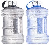 Pack de 2 gourdes Sport 2,3 L avec poignée - coloris noir + bleu [Speeron]