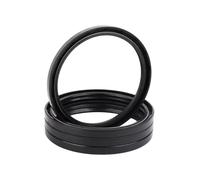 Pack de 2 Joints à lèvre à squelette TC en NBR, Diamètre intérieur 17mm, Diamètre extérieur 42mm, Hauteur 5mm pour arbre rotatif, 17x42x5mm