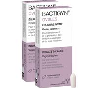 Pack De 2 Laboratoire CCD Bactigyn Ovules Équilibre Intime 7 Pièces