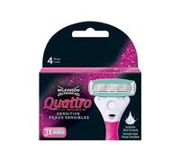 Pack de 2 - - Lames Quattro For Women Sensitive X 3