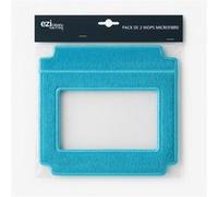 Pack de 2 lingettes microfibres compatible robot lave-vitres EZIclean WINDOWBOT S10 Vibra S12 VibraMax
