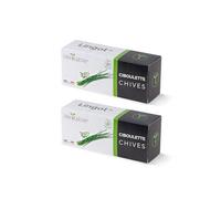 Pack de 2 Lingots Ciboulette BIO - Compatible Potager d'Intérieur Véritable® et Exky® - Recharge prête à l'emploi - Substrat avec Graines Intégrées…