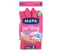 Pack de 2 - Mapa - 1 paire de gants de ménage Usages Quotidiens - T.M/L