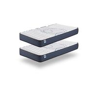 Pack de 2 Matelas Perfectsleep 70x190 cm - Mousse HR mémoire de Forme + Blue Latex - Confort Equilibré, 7 Zones, Réversible, Ergonomique, Durable