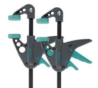 Pack de 2 mini serre-joints à une main WOLFCRAFT 3455100 EHZ 40-110