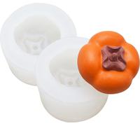 Pack De 2 Moules En Silicone En Forme De Mousse Pour Le Gâteau, Décoration De Dessert Française, Moules 3D En Persimmon Pour La Fabrication De Résine De Bougie