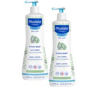 Pack De 2 Mustela Bébé Hydra Bébé Lait Corps Peau Normale Flacon Pompe 750ml