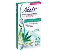 Pack de 2 - - Bandes de cire froide Corps à l'huile de chanvre -