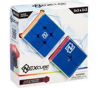 Pack De 2 Nexcube Jeu De Rapidité Et De Réflexion Casse-Tête 1 Cube 3x3 Et 1 Cube 2x2 Manipulation Rapide Et Fluide Coins Des Cubes Arrondis A Partir De 8 Ans