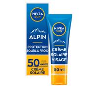 Pack de 2 - Nivea Sun - Crème Protectrice Visage Conditions Hivernales FPS 50 50ml