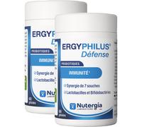 Pack De 2 Nutergia Ergyphilus Défense Probiotiques Immunité 60 Gélules