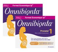 Pack De 2 Omnibionta 1 Acide Folique Pronatal Désir Et Début De Grossesse 84 Comprimés