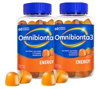 Pack De 2 Omnibionta 3 Energy Gommes Multivitamines/Energie 60 Pièces