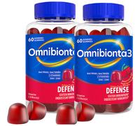 Pack De 2 Omnibionta 3 Multivitamines Defense Gommes 60 Pièces