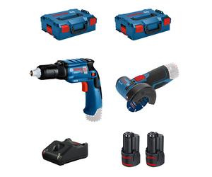 Pack de 2 outils 12V Meuleuse GWS 12V-76 + Visseuse placo GTB 12V-11 BOSCH
