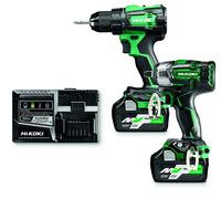 Pack de 2 outils (DS18DE + WR18DBDL2) 18 V + 2 batteries 5 Ah + chargeur + coffret HITCASE HIKOKI KC18DEWDZ