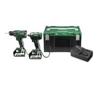 Pack de 2 outils sans fil 18 V (DS18DBSL / WH18DBDL2) + 2 batteries 5Ah + chargeur + coffret HITCASE 3 - HIKOKI - KC18DBDLWDZ G