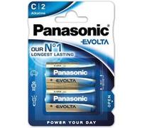 Panasonic Piles alcalines Evolta LR14 C – Pack de 2