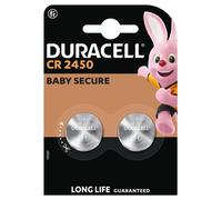 Pack de 2 Piles Duracell CR2450 Gris