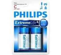 Pile Philips Ultra Alcaline LR14E2B/10, type C, 1,5 V, lot de 2 pièces