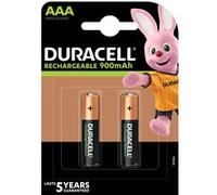 Pack de 2 Piles rechargeables Duracell type AAA 900 mAh Noir, Marron, Blanc, Vert G