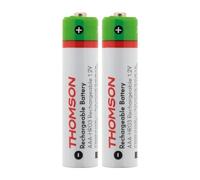 - Pack de 2 piles rechargeables HR03 AAA 900 mAh