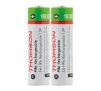 - Pack de 2 piles rechargeables HR06 AA 1800 mAh