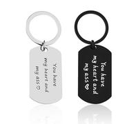 Pack De 2 Porte-Clés De Couple Intéressants, Porte-Clés Cadeaux De Couple, Porte-Clés D’Anniversaire, Porte-Clés Cadeaux pour Petit Ami, Fiancé, Mari