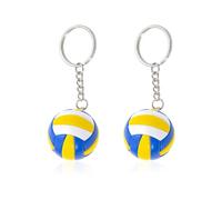 Pack De 2 Porte-Clés De Volley-Ball, Souvenirs Sportifs, Porte-Clés Créatifs, Breloques De Sac, Porte-Clés D'Éléments Sportifs