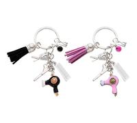 Pack De 2 Porte-Clés, Pendentif Porte-Clés Décoration, Porte-Clés Coiffeur, Pendentif Porte-Clés Décoration, Cadeau Coiffeur